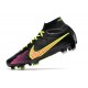 Nike Zoom Mercurial Superfly IX Elite FG Black Yellow Pink