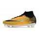 Nike Zoom Mercurial Superfly IX Elite FG Yellow Black White