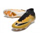 Nike Zoom Mercurial Superfly IX Elite FG Yellow Black White