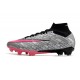 Nike Air Zoom Mercurial Superfly IX Elite XXV FG Metallic Silver Hyper Pink Black