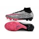 Nike Air Zoom Mercurial Superfly IX Elite XXV FG Metallic Silver Hyper Pink Black