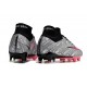 Nike Air Zoom Mercurial Superfly IX Elite XXV FG Metallic Silver Hyper Pink Black