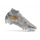 Nike Zoom Mercurial Superfly IX Elite XXV FG Silver