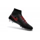 2016 New Soccer Shoes - Nike Magista Obra FG Black Hyper Crimson