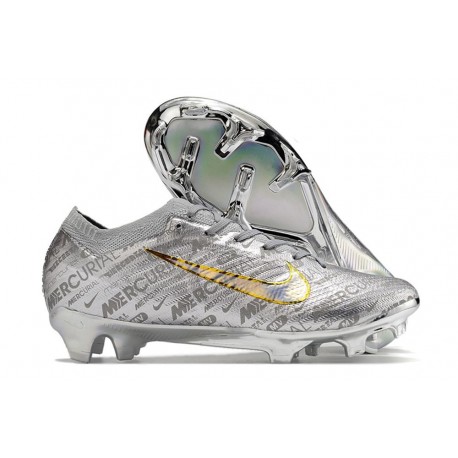 Nike Zoom Mercurial Vapor 15 Elite XXV Fg Silver Gold