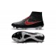 2016 New Soccer Shoes - Nike Magista Obra FG Black Hyper Crimson