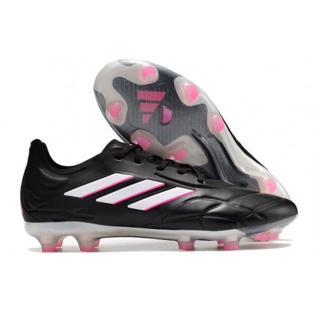 adidas Copa Pure.1 FG Soccer Cleats Core Black Zero Met Team Shock Pink