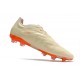 adidas Copa Pure.1 FG Soccer Cleats Off White Team Solar Orange