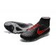 2016 New Soccer Shoes - Nike Magista Obra FG Black Hyper Crimson