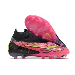Nike Phantom GX DF Elite FG FG Pink Black Yellow