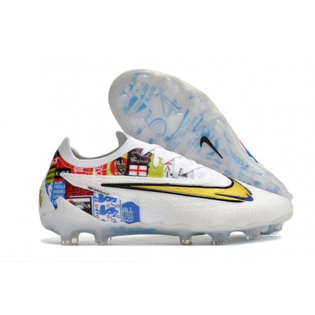 Nike Gripknit Phantom GX Elite FG White Gold Color