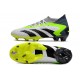 adidas Predator Accuracy.1 FG Cleat White Core Black Lucid Lemon