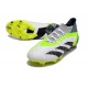 adidas Predator Accuracy.1 FG Cleat White Core Black Lucid Lemon