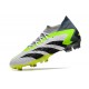 adidas Predator Accuracy.1 FG Cleat White Core Black Lucid Lemon