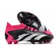 adidas Predator Accuracy.1 FG Cleat Core Black White Team Shock Pink