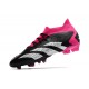 adidas Predator Accuracy.1 FG Cleat Core Black White Team Shock Pink