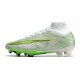 Nike Air Zoom Mercurial Superfly 9 Elite FG White Green