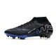 Nike Air Zoom Mercurial Superfly 9 Elite FG Black Chrome Hyper Royal