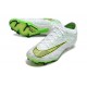 Nike Zoom Mercurial Vapor 15 Elite Fg White Green