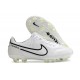 Nike Tiempo Legend IX Elite FG Leather White Black