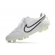 Nike Tiempo Legend IX Elite FG Leather White Black