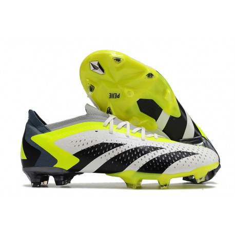 adidas Predator Accuracy.1 Low Cut FG White Core Black Lucid Lemon