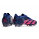 adidas Predator Accuracy.1 Low Cut FG Paul Pogba PP Lucid Blue Team Real Magenta Core Black