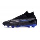 Nike Phantom GX Elite Gripknit DF FG Black Chrome Hyper Royal