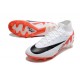 Nike Zoom Mercurial Superfly 9 Elite AG White Bright Crimson Black