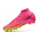 Nike Zoom Mercurial Superfly 9 Elite AG Pink Yellow