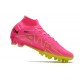 Nike Zoom Mercurial Superfly 9 Elite AG Pink Yellow
