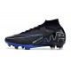 Nike Zoom Mercurial Superfly 9 Elite AG Black Chrome Hyper Royal