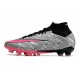 Nike Zoom Mercurial Superfly 9 Elite XXV AG Metallic Silver Hyper Pink Black