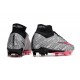 Nike Zoom Mercurial Superfly 9 Elite XXV AG Metallic Silver Hyper Pink Black