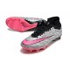 Nike Zoom Mercurial Superfly 9 Elite XXV AG Metallic Silver Hyper Pink Black