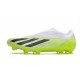 adidas X Crazyfast .1 Laceless FG Crazyrush - White Core Black Lucid Lemon