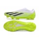 adidas X Crazyfast .1 Laceless FG Crazyrush - White Core Black Lucid Lemon