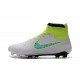 2016 New Soccer Shoes - Nike Magista Obra FG White Volt Green Black