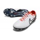 Nike Tiempo Legend 10 Elite FG Cleats White Black Bright Crimson