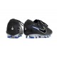 Nike Tiempo Legend 10 Elite FG Cleats Black Chrome Hyper Royal