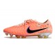 Nike Tiempo Legend 10 Elite FG Cleats NU Guava Ice Black Total Orange