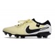 Nike Tiempo Legend 10 Elite FG Cleats Beige Black