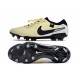 Nike Tiempo Legend 10 Elite FG Cleats Beige Black