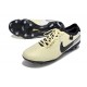 Nike Tiempo Legend 10 Elite FG Cleats Beige Black