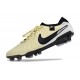 Nike Tiempo Legend 10 Elite FG Cleats Beige Black