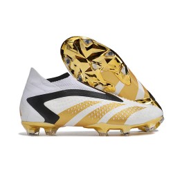 adidas 2023 Predator Accuracy+ FG White Gold Black