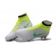 2016 New Soccer Shoes - Nike Magista Obra FG White Volt Green Black