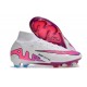 Nike Air Zoom Mercurial Superfly 9 Elite FG White Pink Blue