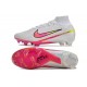 Nike Air Zoom Mercurial Superfly 9 Elite FG White Pink