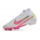 Nike Air Zoom Mercurial Superfly 9 Elite FG White Pink